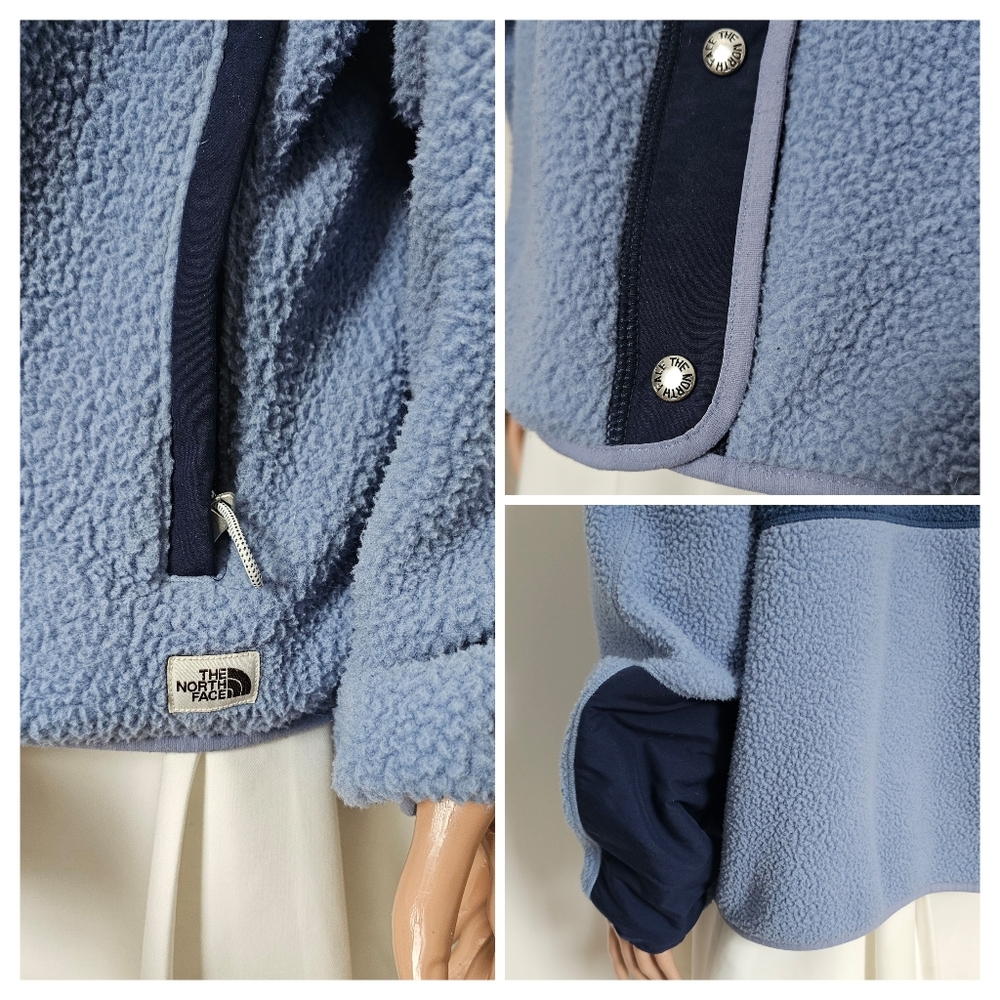 The North Face Cragmont Fleece Jacket Folk Blue Shady Summit Navy - Picture 10 of 14